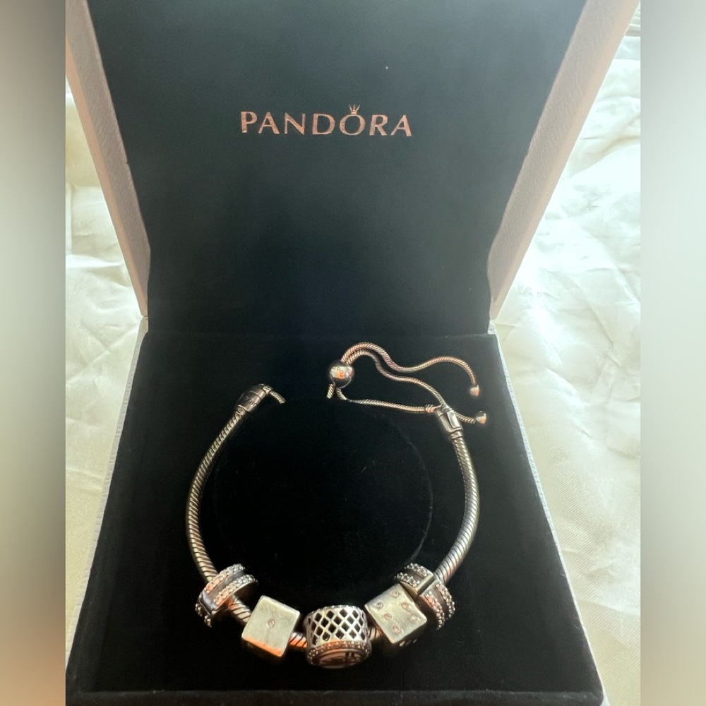 Pandora Drawstring Snake Bracelet